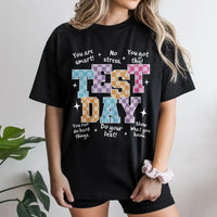 Test Day Sweatshirt | Retro Motivational Quote | Cozy Crewneck | Teacher Testing Week Gift