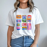 Tinned Fish T-Shirt | Portuguese Sardine Can Art | Premium Cotton-Blend | Unique Preppy Foodie Gift