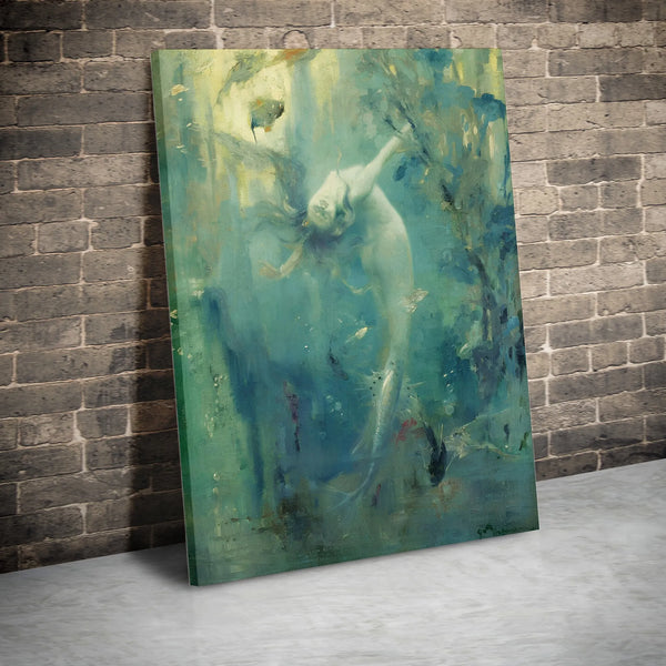 Vintage Mermaid printable wall art digital download
